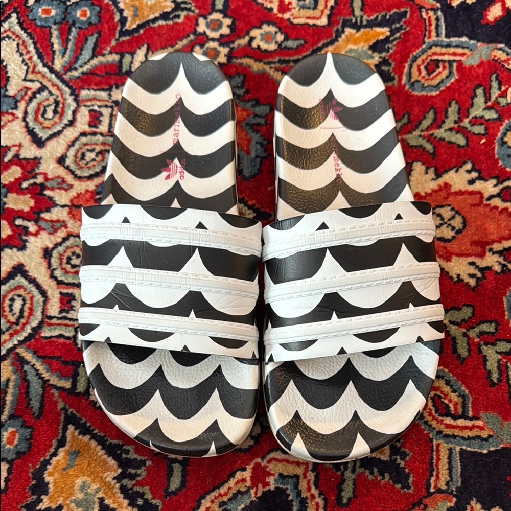 Adidas Marimekko slides size 10